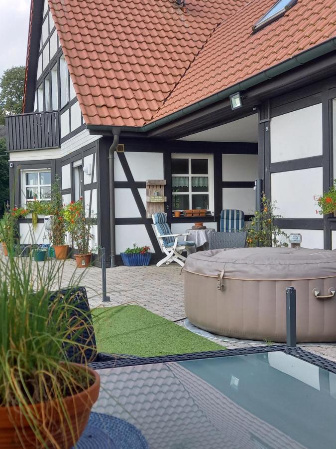 Landidylle Mit Garten, Whirlpool Und Klima Reken 外观 照片