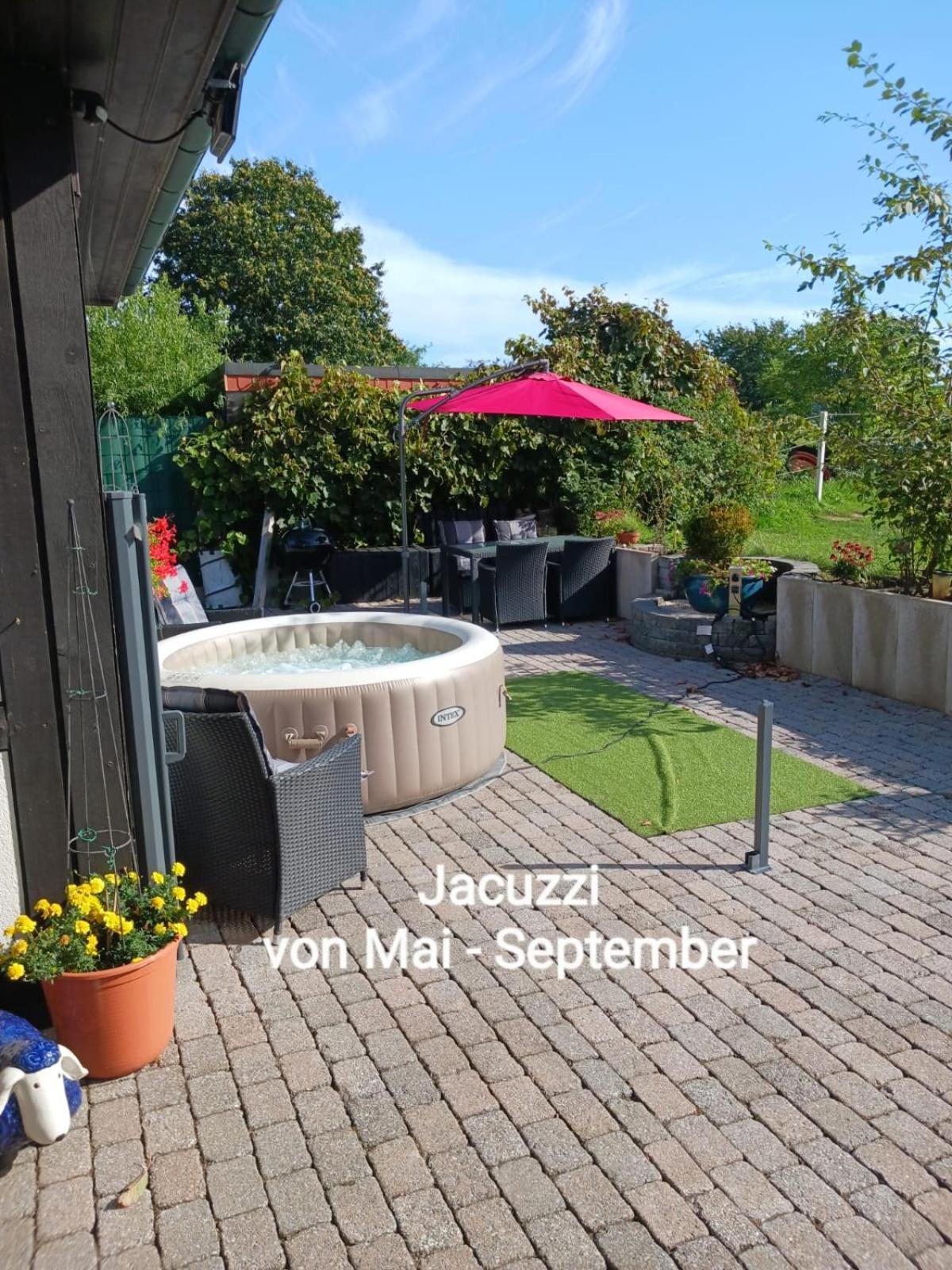 Landidylle Mit Garten, Whirlpool Und Klima Reken 外观 照片