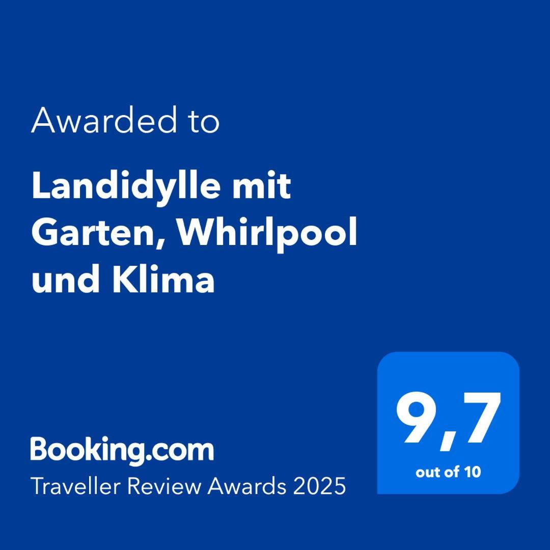 Landidylle Mit Garten, Whirlpool Und Klima Reken 外观 照片
